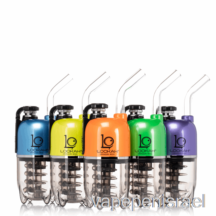 חד פעמי Vape Israel Lookah Dragon Egg E-rig Vapor Kit Rainbow